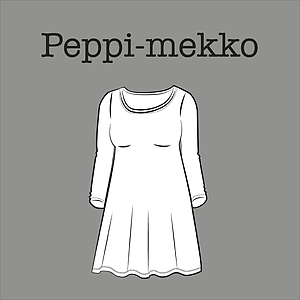 Kuvassa Peppi -mekko 
