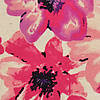 Pieni lisäkuva, jossa Viskoosi-pellavatrikoo punaiset isot kukat
