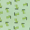 Pieni lisäkuva, jossa Trikoo kantikkaat piirrosdinot vaaleanvihreällä