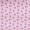 Pieni lisäkuva, jossa Pala 0,77m: Trikoo kantikkaat piirrosdinot vaaleanpunaisella