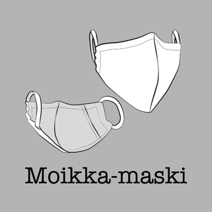 Kuvassa Moikka -maskikaava 